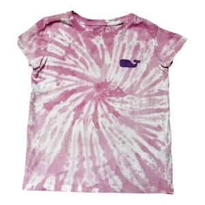 Vineyard Vines Tie Dye Sparkle Whale Tee Size 7